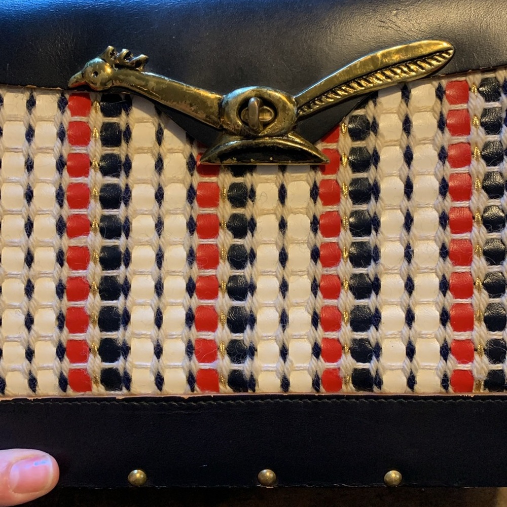 Vintage Collins of Texas shoulder bag purse - Picture 2 of 12